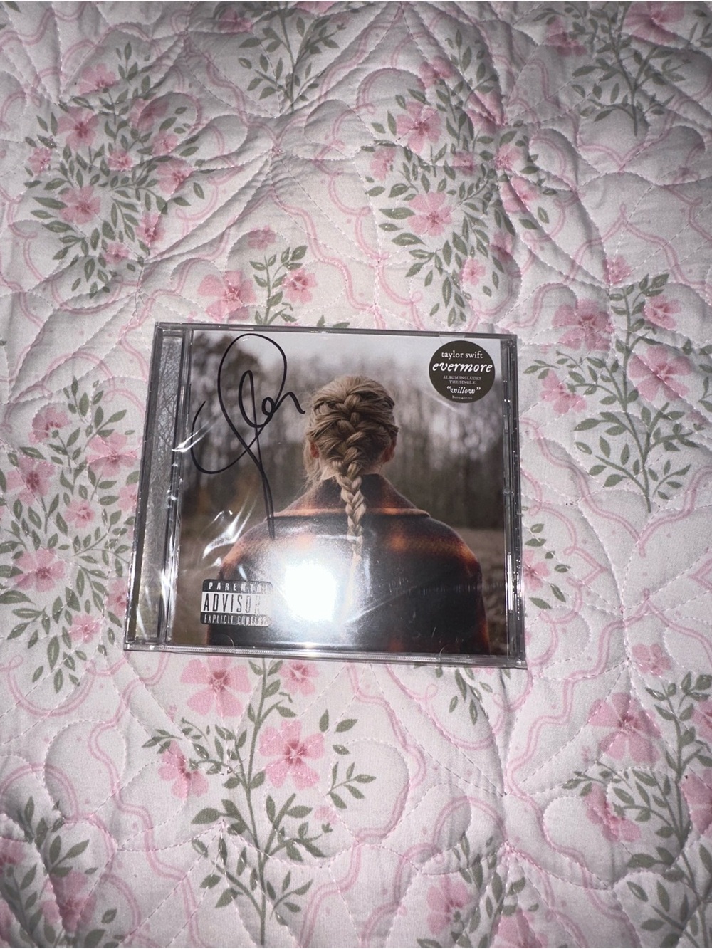 Sealed Taylor Swift CD – Signed Evermore